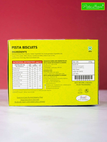 Pista Biscuit 250g | Pista House
