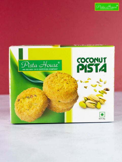 Coconut Pista Biscuits 250g | Pista House