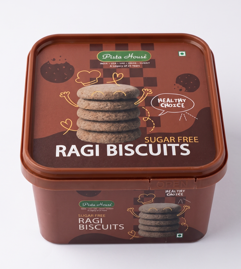 Ragi Biscuits (Sugar-Free) 250g | Pista House