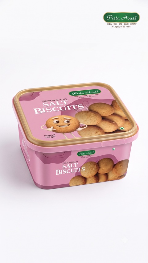 Premium Salt Biscuits 250g | Pista House