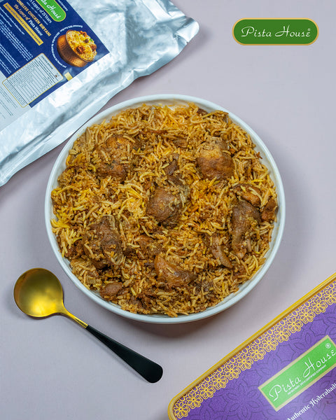 Zafrani Chicken Biryani – Heat & Eat Travel Pack (850g) | Pista House