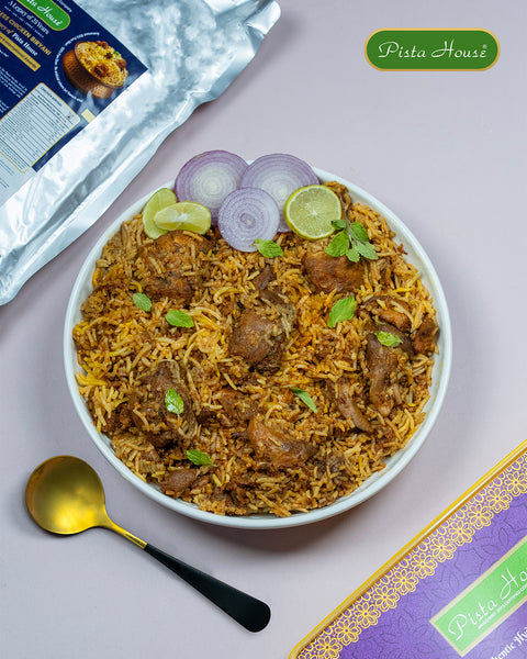 Zafrani Chicken Biryani – Heat & Eat Travel Pack (850g) | Pista House
