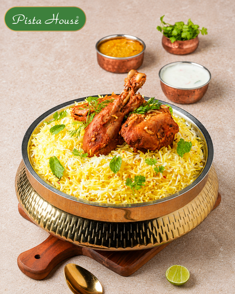 Zafrani Chicken Biryani – Heat & Eat Travel Pack (850g) | Pista House